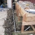 Trench to locate pipes underground