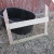 legs: 48" wide, 38" tall, 2x6 at 24" height