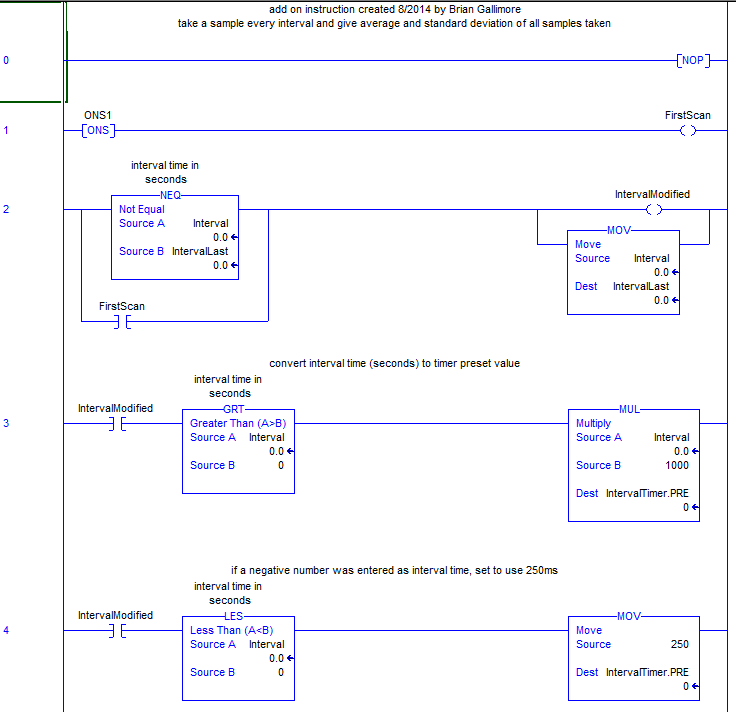 example logix 5000 ladder logic program